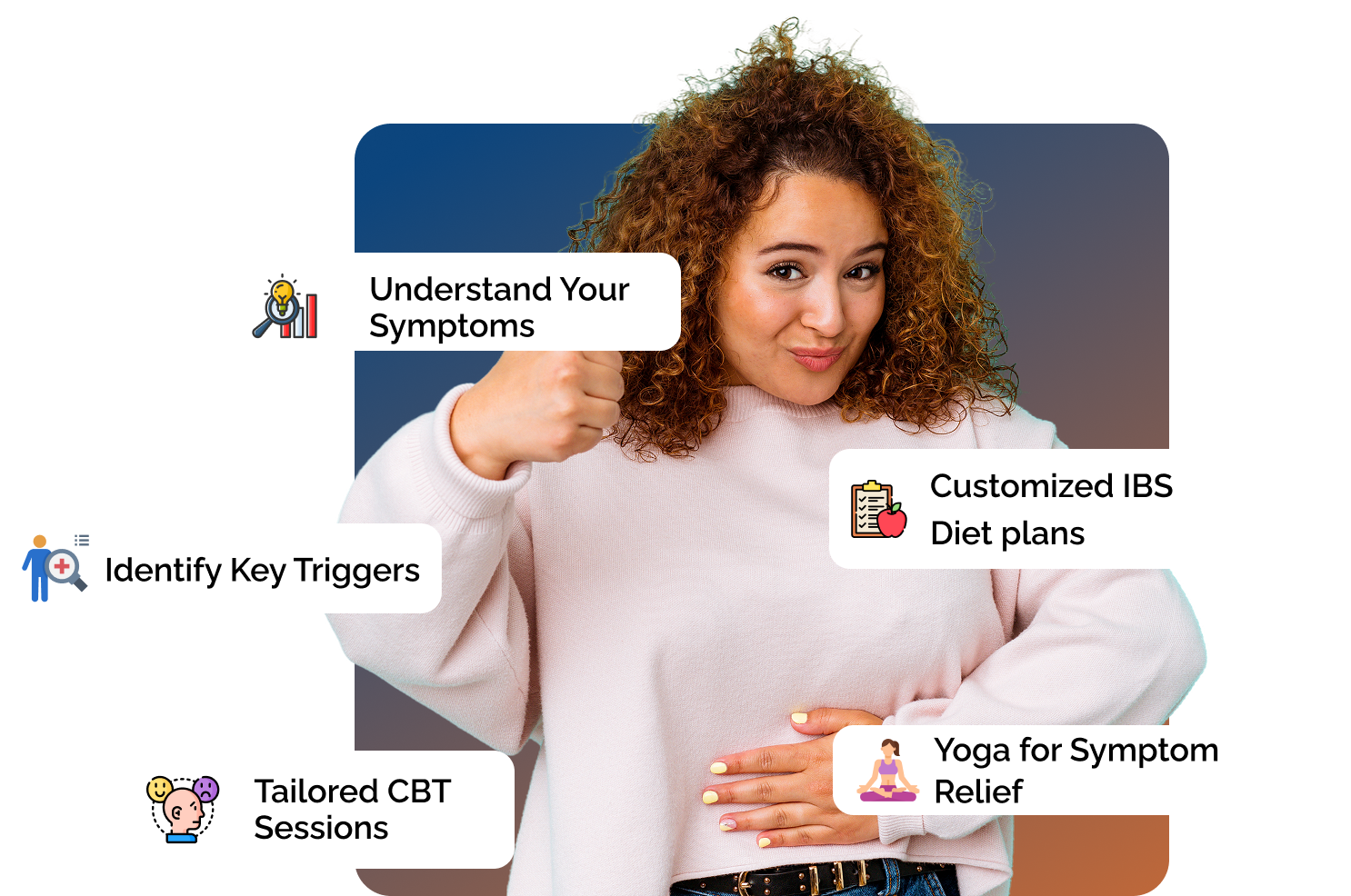 IBS Relief Journey Illustration